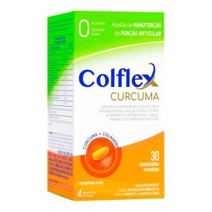 Colflex Crcuma Mantecorp caixa com 30 comprimidos revestidos